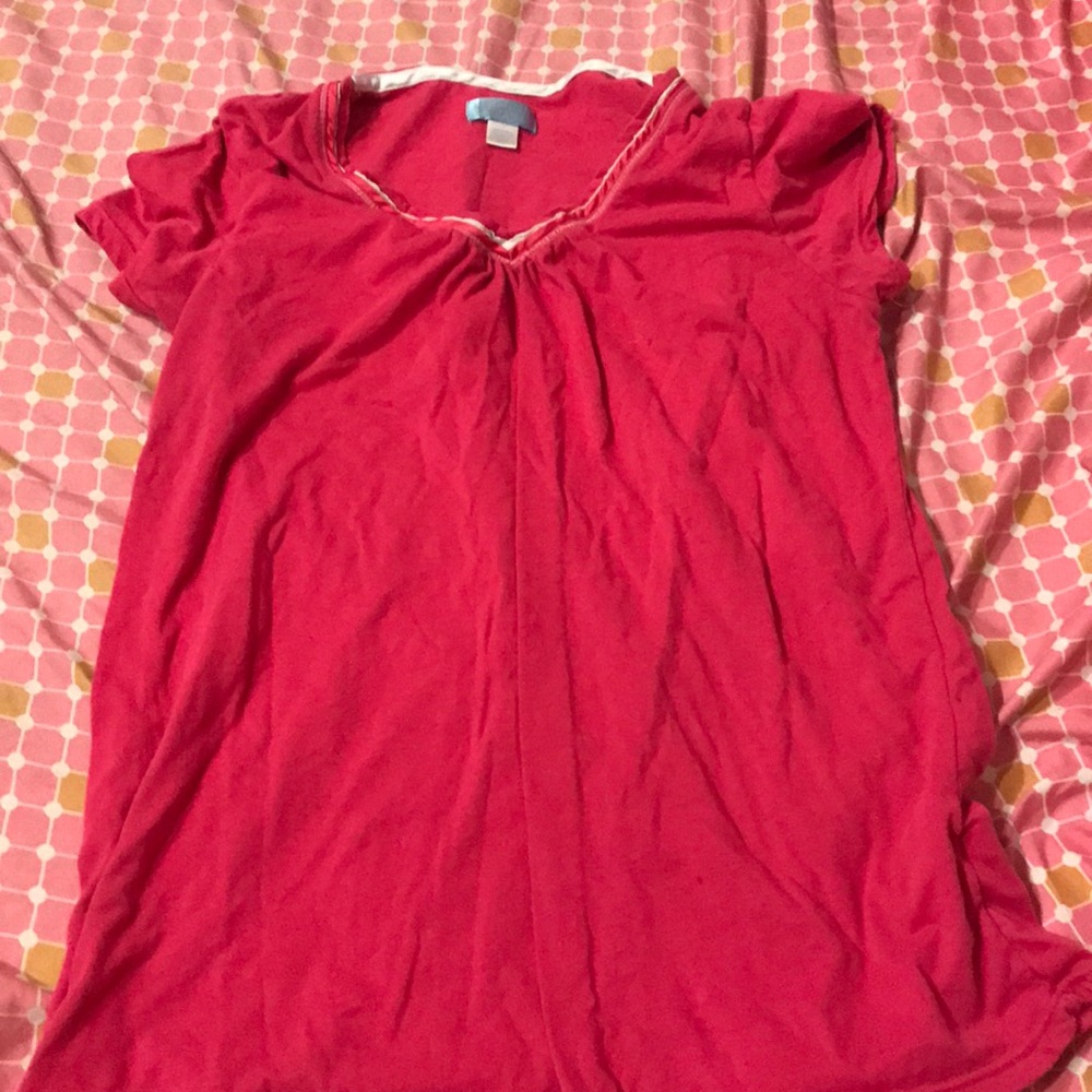Pink pajama top